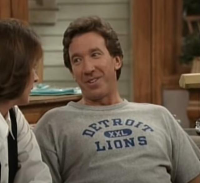 Home Improvement Tim Allen Detroit XXL Lions Sweatshirt