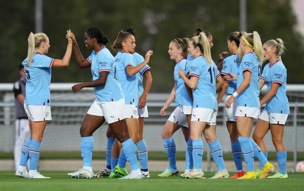 Lionesses shine as Man City hit Kazahkhstani outfit for six ahead of Real Madrid clash - GETTY IMAGES