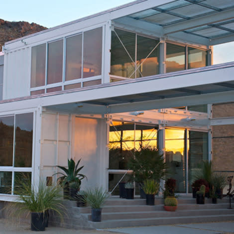 The first repurposed home in the Mojave Desert