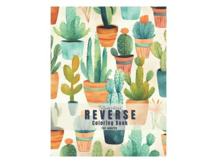Beyond the Lines Reverse Coloring Book: An Adult Coloring Book for
