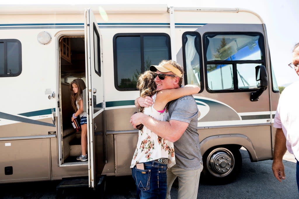 Western Wildfires Delivering RVs (Copyright 2021 The Associated Press. All rights reserved.)