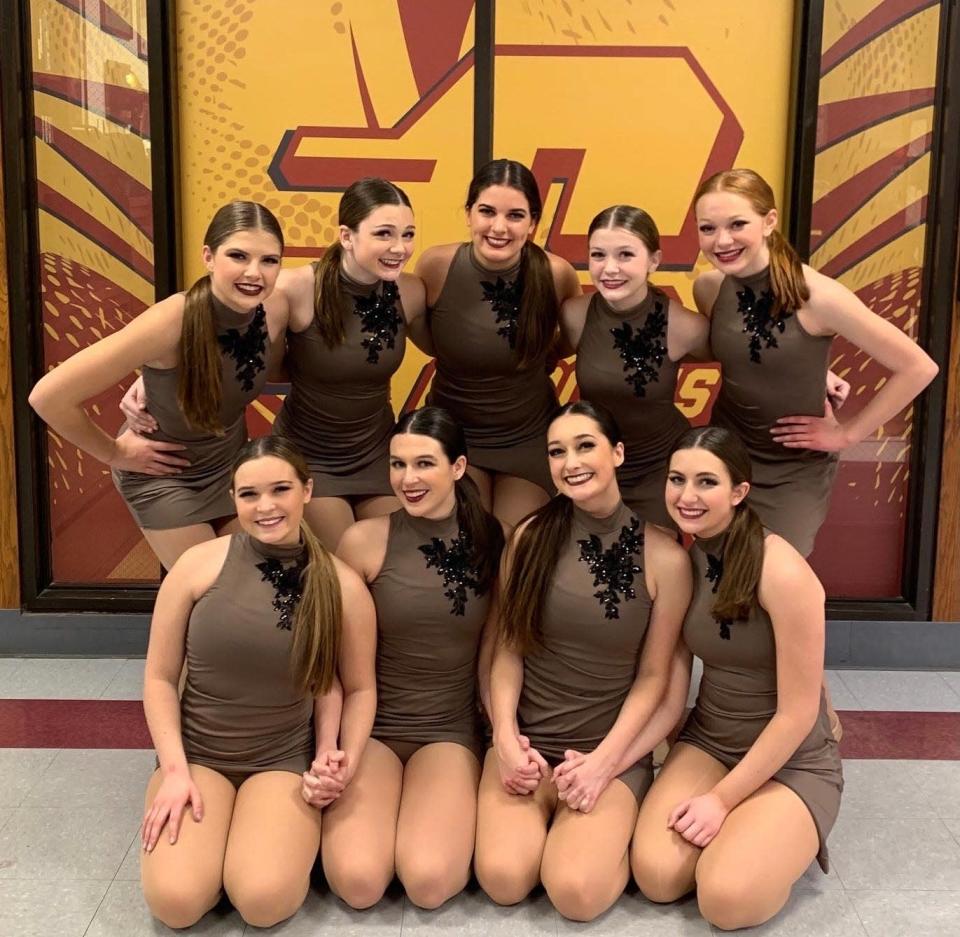The Notre Dame dance team is headed to the Illinois High School Association state finals in Bloomington in January 2022.