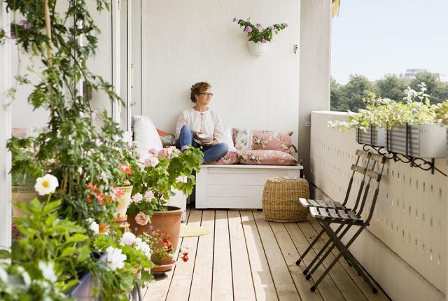white, balcony, plant, home, flower, room, flowerpot, building, furniture, houseplant,