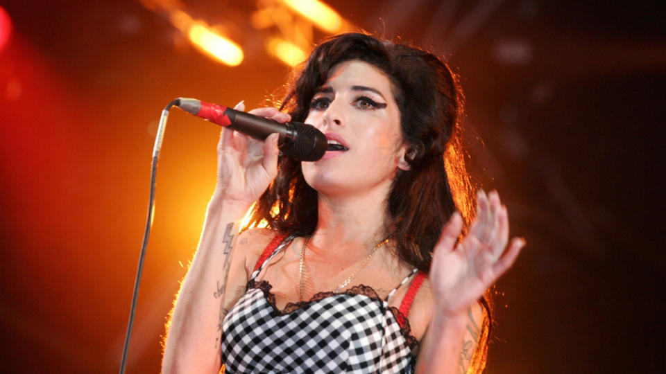 Amy Winehouse auf der Bühne