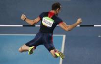 <p>Renaud Lavillenie of France competes. (Reuters) </p>