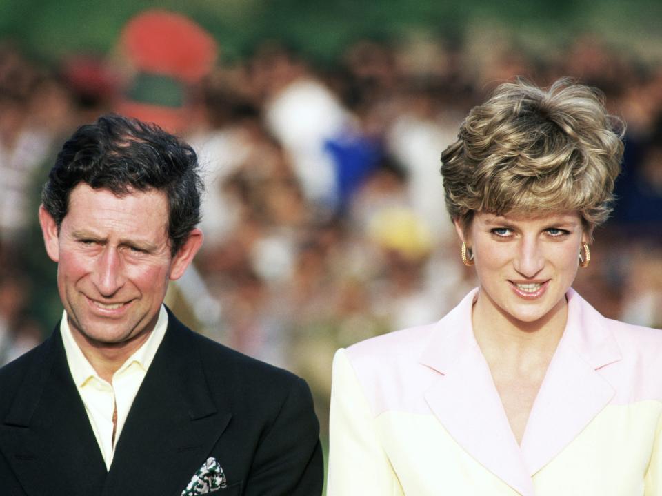 Prince Charles and Princess Diana on February 13, 1992