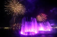 Attempt to break the Guinness World Record for the world's largest fountain in Dubai