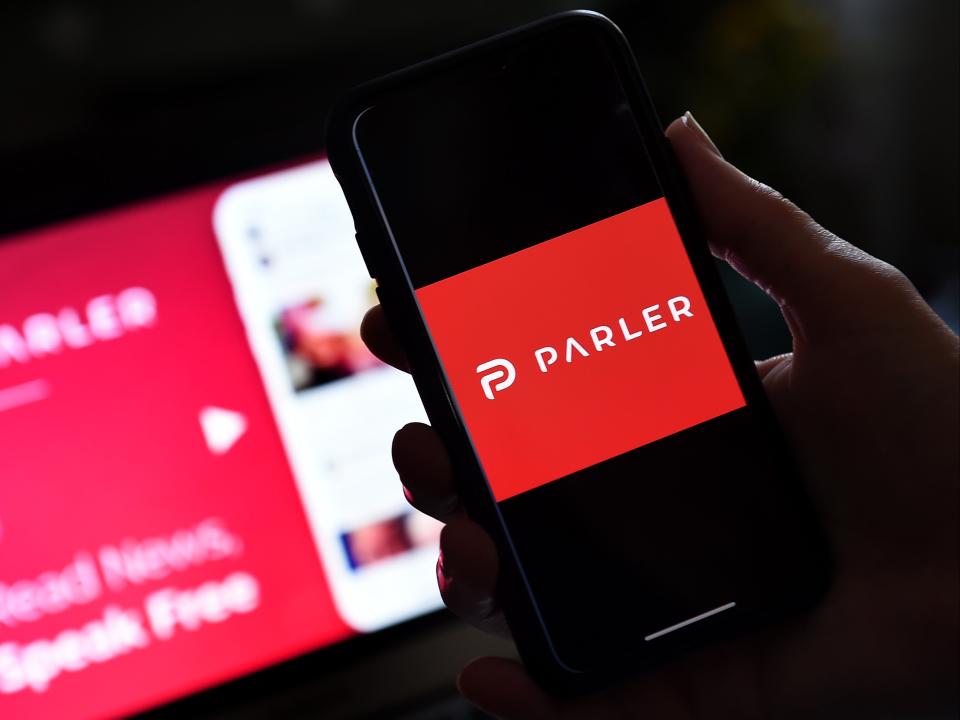 Parler may go back online after finding a new hostAFP via Getty Images