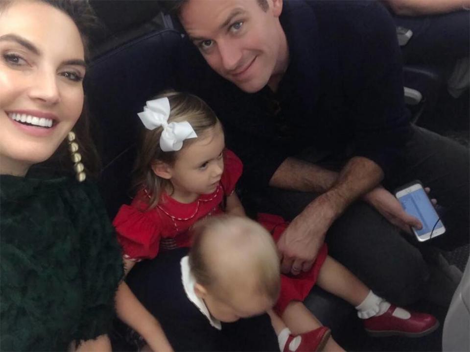 Elizabeth Chambers, Armie Hammer, Thanksgiving 2017