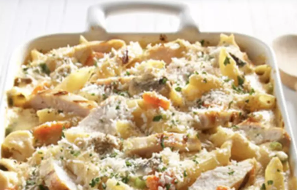 <p>For a crisp winter evening dinner, opt for this grilled chicken cheddar casserole with earthy mushrooms. Along with the mushrooms, pasta, cheese and vegetables get tossed into a savory white sauce and the grilled chicken is arranged on top before baking. </p> <p><a href="https://www.thedailymeal.com/besst-recipes/grilled-chicken-cheddar-cassserole-with-mushrooms?referrer=yahoo&category=beauty_food&include_utm=1&utm_medium=referral&utm_source=yahoo&utm_campaign=feed" rel="nofollow noopener" target="_blank" data-ylk="slk:For the Grilled Chicken Cheddar Casserole With Mushrooms recipe, click here.;elm:context_link;itc:0;sec:content-canvas" class="link ">For the Grilled Chicken Cheddar Casserole With Mushrooms recipe, click here. </a></p>