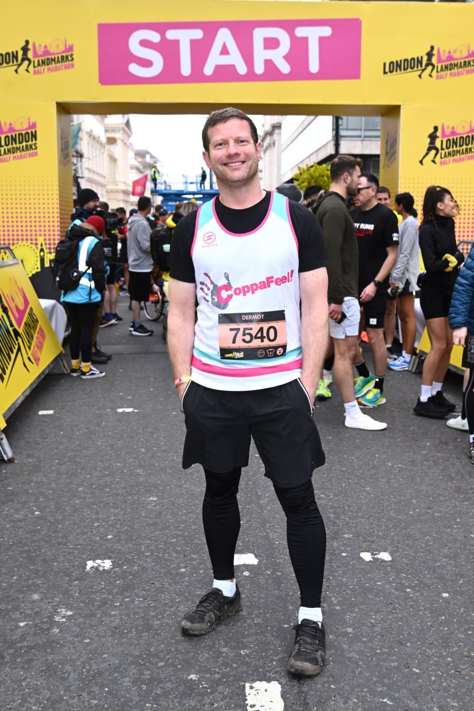 TV host Dermot O'Leary is taking part in this year's race (LLHM)