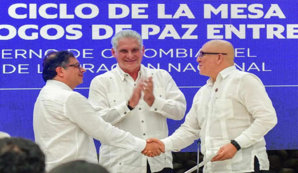 Dese Cuba se dio un nuevo cese al fuego entre el Gobierno de Colombia y el ELN/Imagen: Presidencia