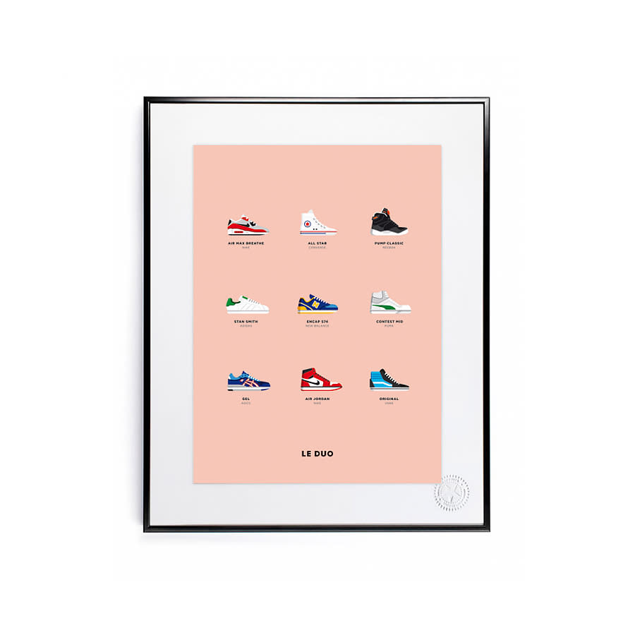 Le Duo Sneakers Poster