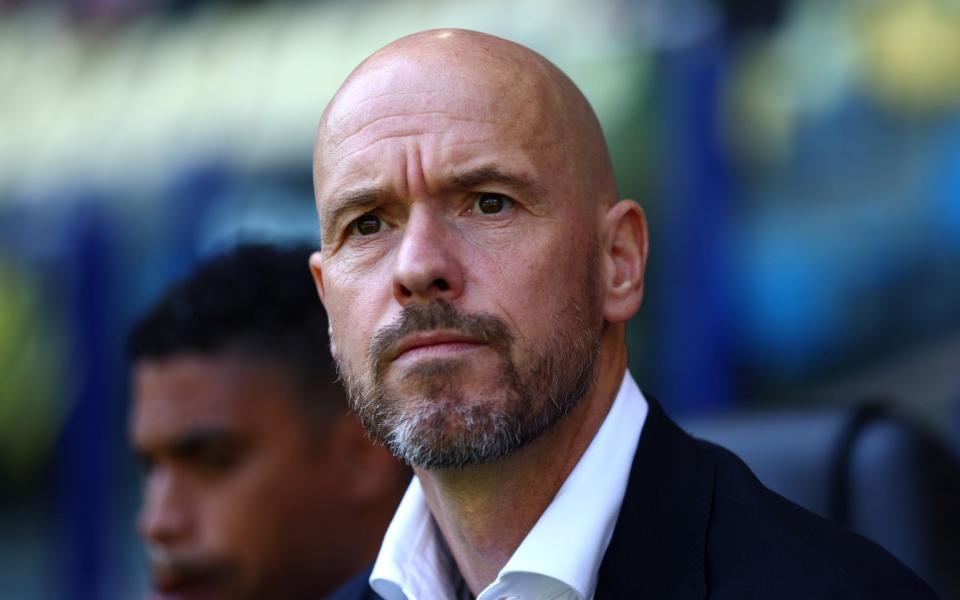 AFC Ajax Head Coach / Manager, Erik ten Hag looks on prior to the Dutch Eredivisie match between Vitesse and Ajax Amsterdam held at Gelredome on May 15, 2022 in Arnhem, Netherlands. - GETTY IMAGES