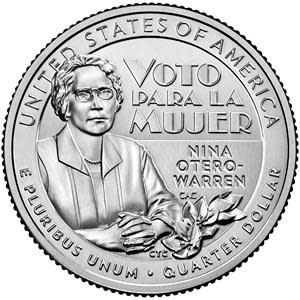 Fourth coin in the American Women Quarters (AWQ) Program