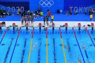 <p>Swimming will always be a must-watch event when you have once-in-a-lifetime athletes like Katie Ledecky jumping into the pool. (The sport would be number one on this list if she was willing to recreate <a href="https://www.esquire.com/sports/a33614954/katie-ledecky-olympics-chocolate-milk-interview/" rel="nofollow noopener" target="_blank" data-ylk="slk:her chocolate milk stunt;elm:context_link;itc:0;sec:content-canvas" class="link ">her chocolate milk stunt</a> on the world's biggest stage.)</p>