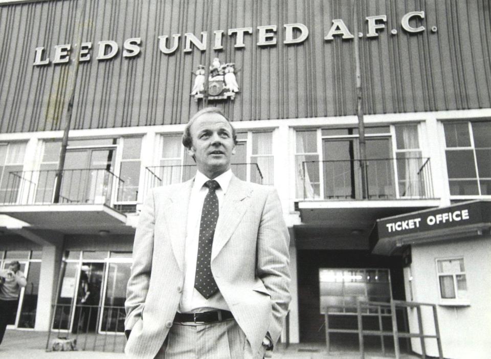 Club legend Billy Bremner at Elland Road in October 1985..