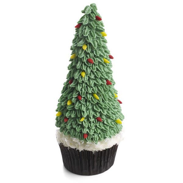 Christmas Tree Cupcakes