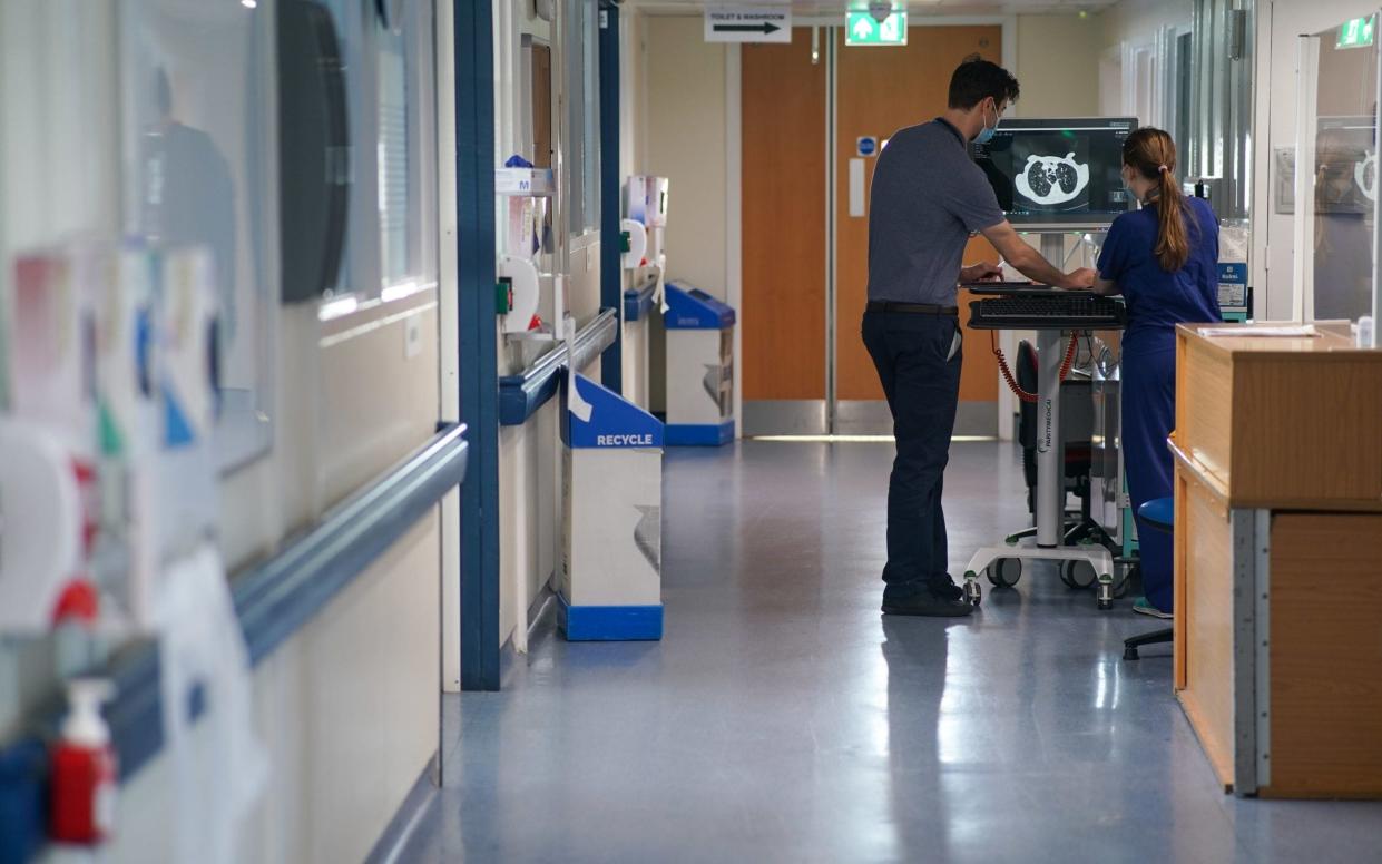 An NHS hospital ward