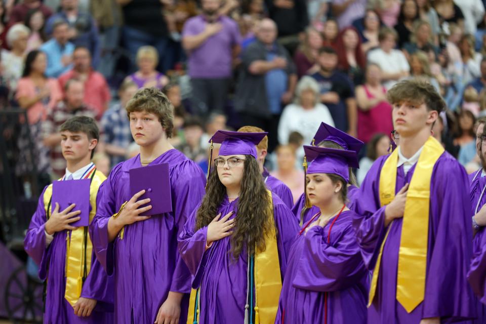 Scenes from the Oliver Springs Academy graduation, in Oliver Springs, Tenn., Tuesday, May 14, 2024.