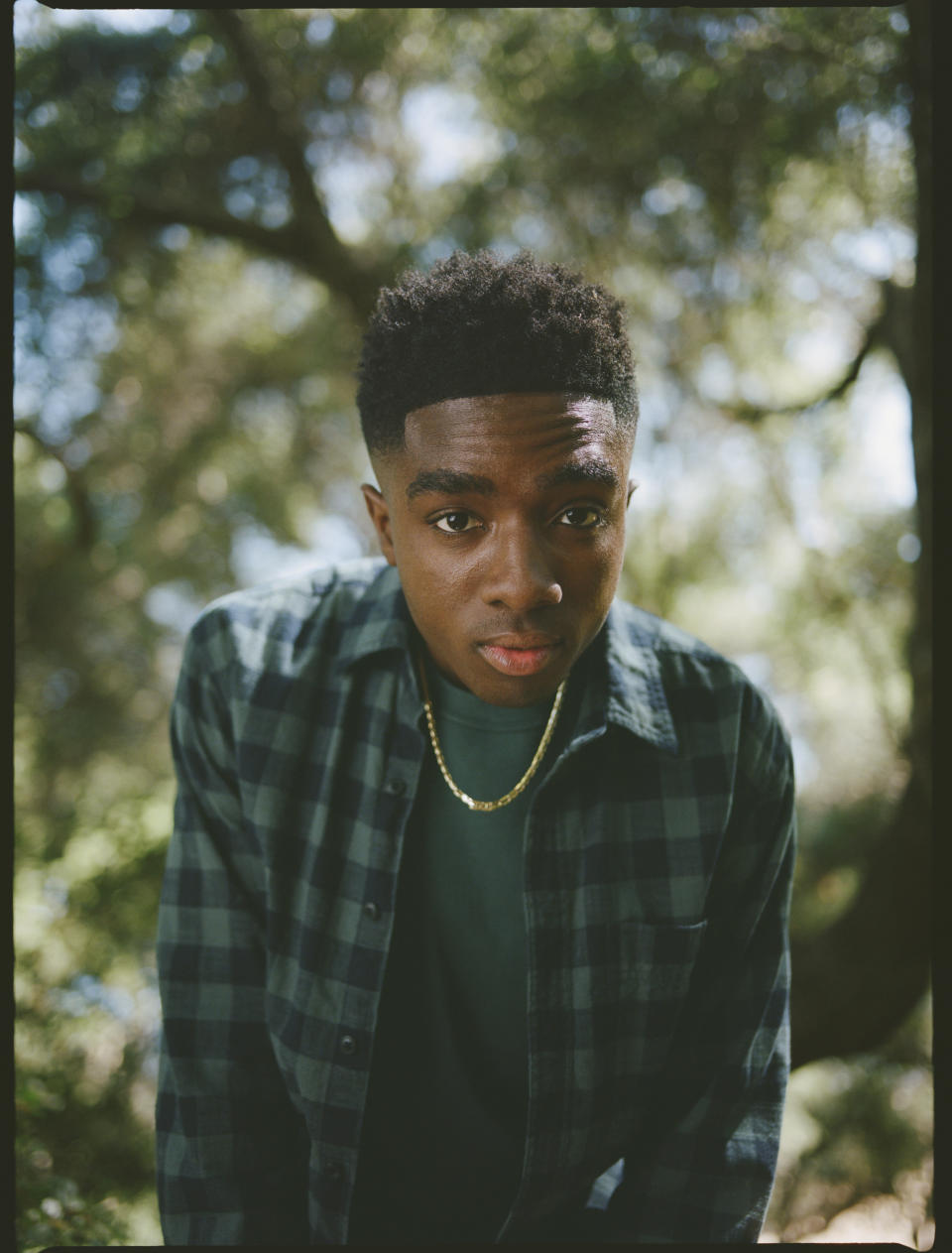 Caleb McLaughlin is one of the stars of American Eagle’s fall 2021 campaign. - Credit: Courtesy Photo AEO