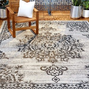 Home Dynamix Nicole Miller Patio Country Azalea Indoor/Outdoor Area Rug