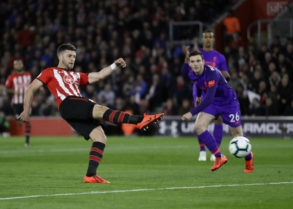 It took Southampton's Shane Long just seven seconds to score against Watford. (AP Photo/Kirsty Wigglesworth)