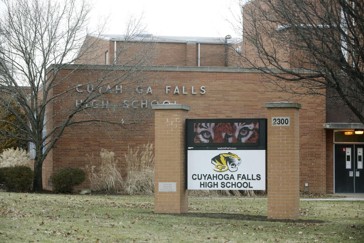 Cuyahoga Falls High School on Thursday, Jan. 9, 2020, in Cuyahoga Falls, Ohio. [Karen Schiely/Beacon Journal] 