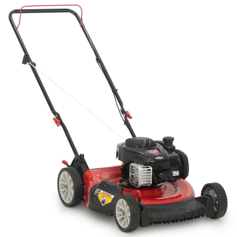 <p><a href="https://go.redirectingat.com?id=74968X1596630&url=https%3A%2F%2Fwww.homedepot.com%2Fp%2FTroy-Bilt-21-in-140-cc-Briggs-and-Stratton-Gas-Push-Lawn-Mower-with-Mulching-Kit-Included-TB105B%2F319609288&sref=https%3A%2F%2Fwww.popularmechanics.com%2Fhome%2Flawn-garden%2Fg43918050%2Fmemorial-day-lawn-mower-sales-may-2023%2F" rel="nofollow noopener" target="_blank" data-ylk="slk:Shop Now;elm:context_link;itc:0;sec:content-canvas" class="link ">Shop Now</a></p><p>Briggs and Stratton Gas Push Lawn Mower </p><p>$259.00</p><p>homedepot.com</p>