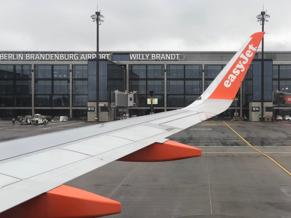 First arrival: easyJet’s maiden passenger flight to Berlin Brandenburg airport (Simon Calder)