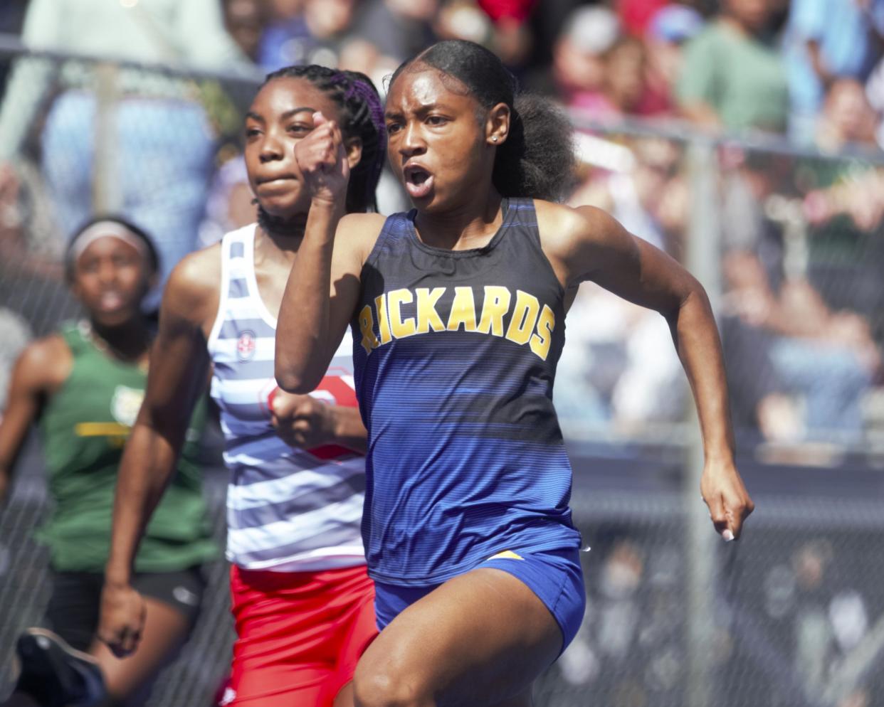 Track and field athletes compete at the 20th annual Jesse Forbes Invitational at Godby High School on Saturday, Feb. 24, 2024