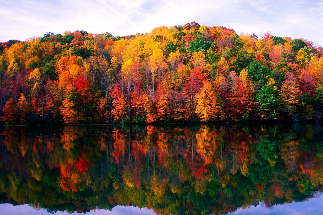 Plum Orchard Lake in the fall