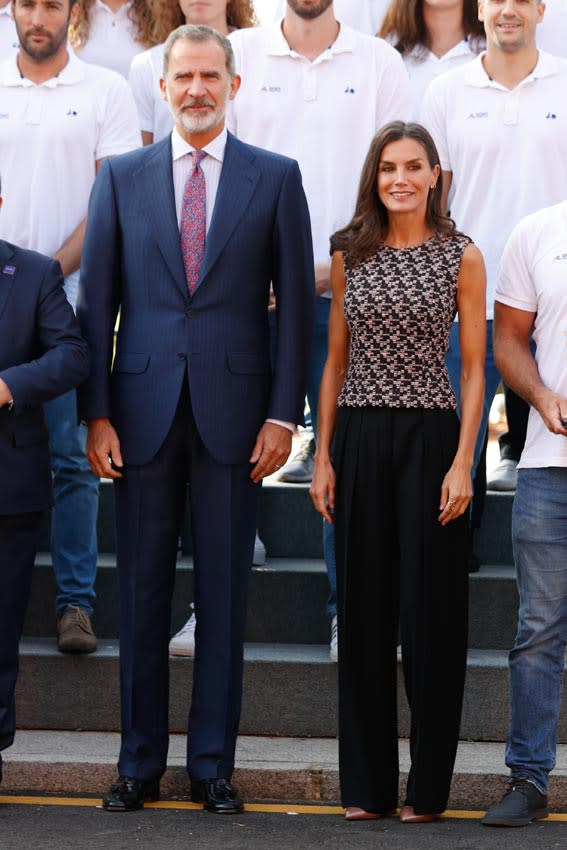 Reina Letizia pantalón ancho