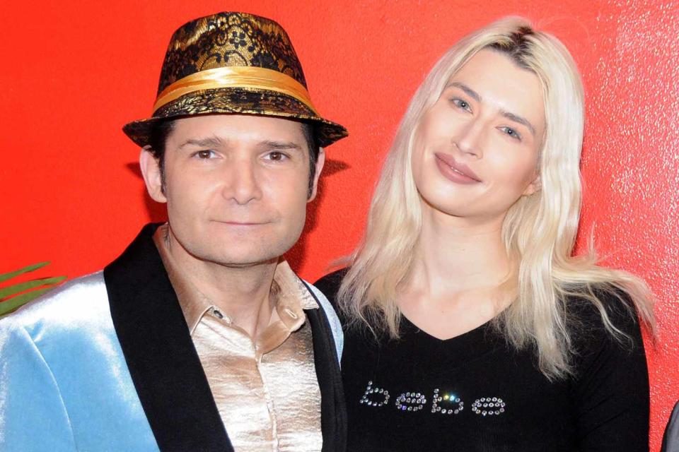 <p>Paul Best/Getty</p> Corey Feldman and Courtney Anne Mitchell on Jan. 21, 2018, in Park City, Utah