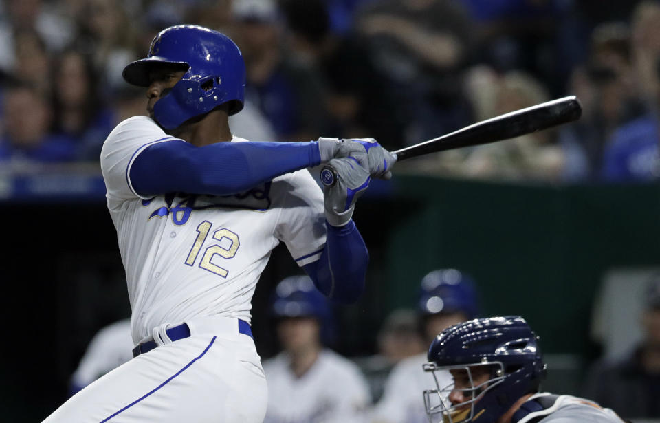 Jorge Soler is firing on all cylinders right now. (AP Photo)