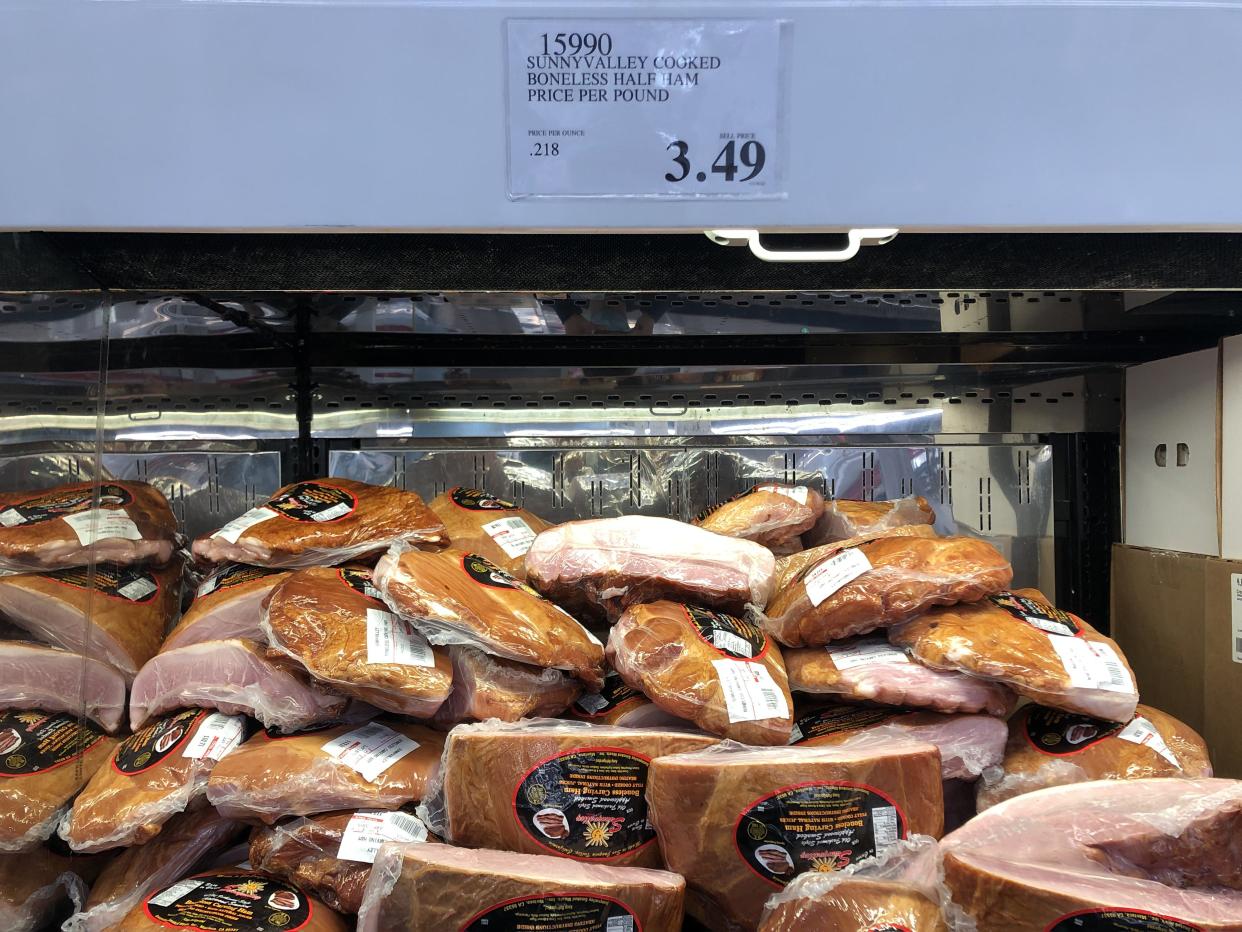Sunnyvale Cooked Boneless Half Ham at Costco