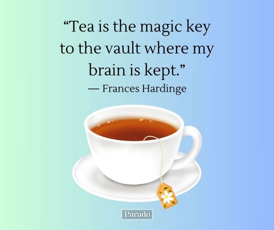 Frances Hardinge tea quote<p>Canva</p>