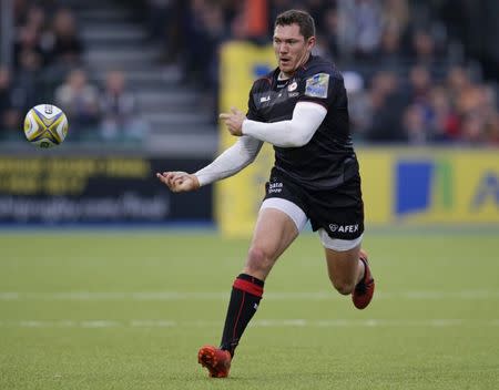 Alex Goode of Saracens. Saracens v Leicester Tigers - Aviva Premiership - Allianz Park - 29/10/16. Action Images / Henry Browne Livepic