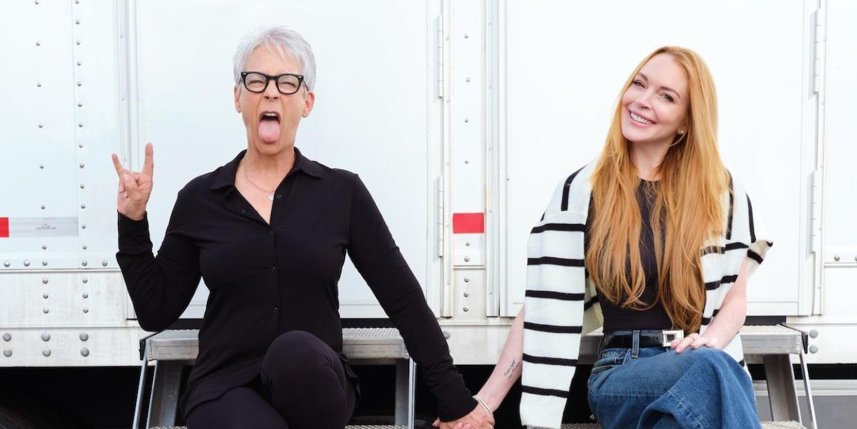 jamie lee curtis, lindsay lohan, freaky friday 2