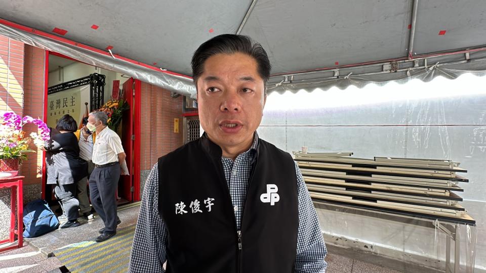立委陳俊宇上午表示，人選部分尊重協調小組作業，昨下午及今天上午都持續進行中，會盡快確定人選。林泊志攝