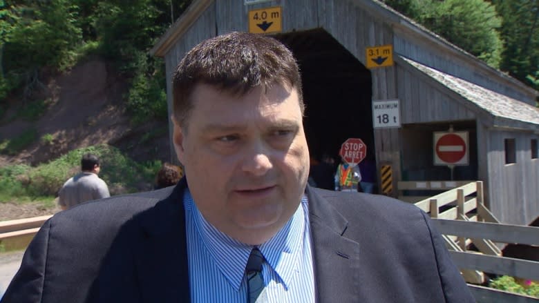 Reinforced St. Martins covered bridge able to carry full buses again