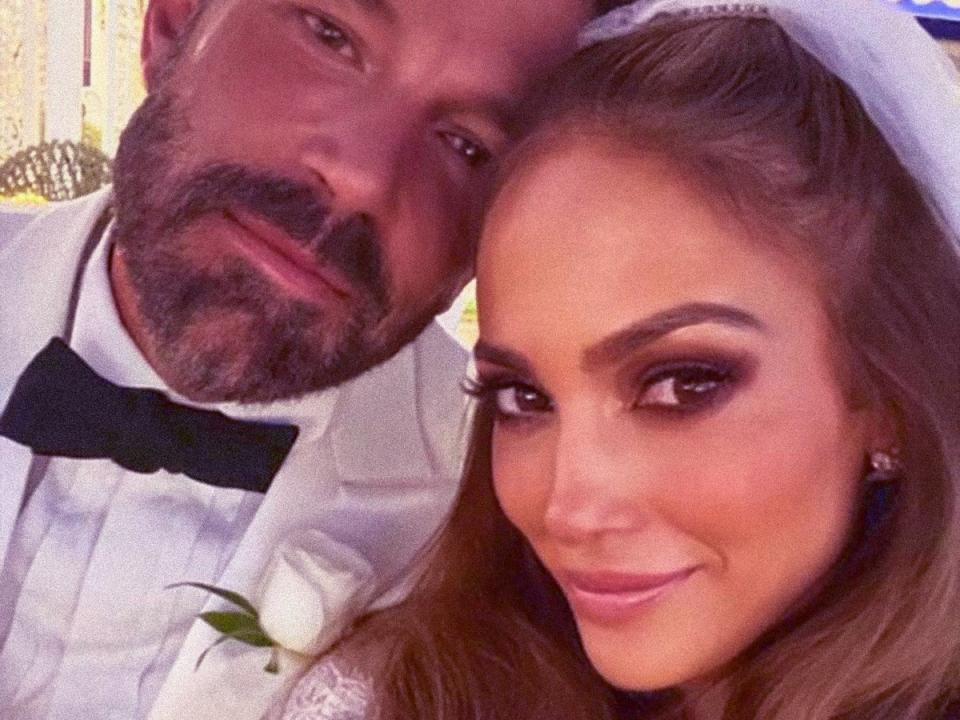 Jennifer Lopez and Ben Affleck tied the knot this weekend (On the JLo)