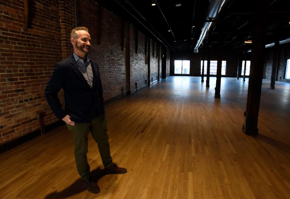 The Cannery Hall general manager Brent Hyams talks about the changes being made at Cannery Hall on Thursday, Jan. 4, 2024, in Nashville, Tenn. Cannery Hall’s, four level building, will be the city’s largest independent music venue which will include multiple genres from country to pop.
