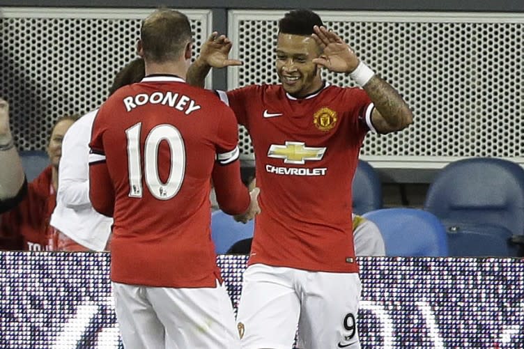 Dream team: Memphis Depay and Wayne Rooney