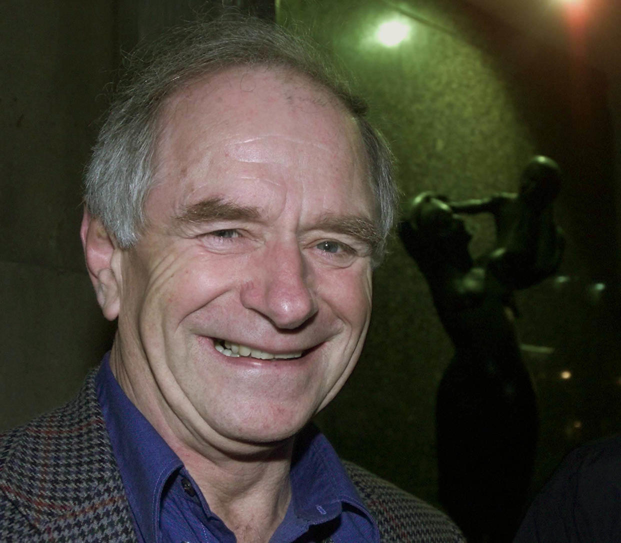 Johnny Ball arriving at the Portland Hospital, in London where his TV presenter daughter Zoe, wife to musician and DJ Norman Cook (Fat Boy Slim), gave birth to a 8lb 5oz boy at 7.10pm.   (Photo by Andrew Stuart - PA Images/PA Images via Getty Images)