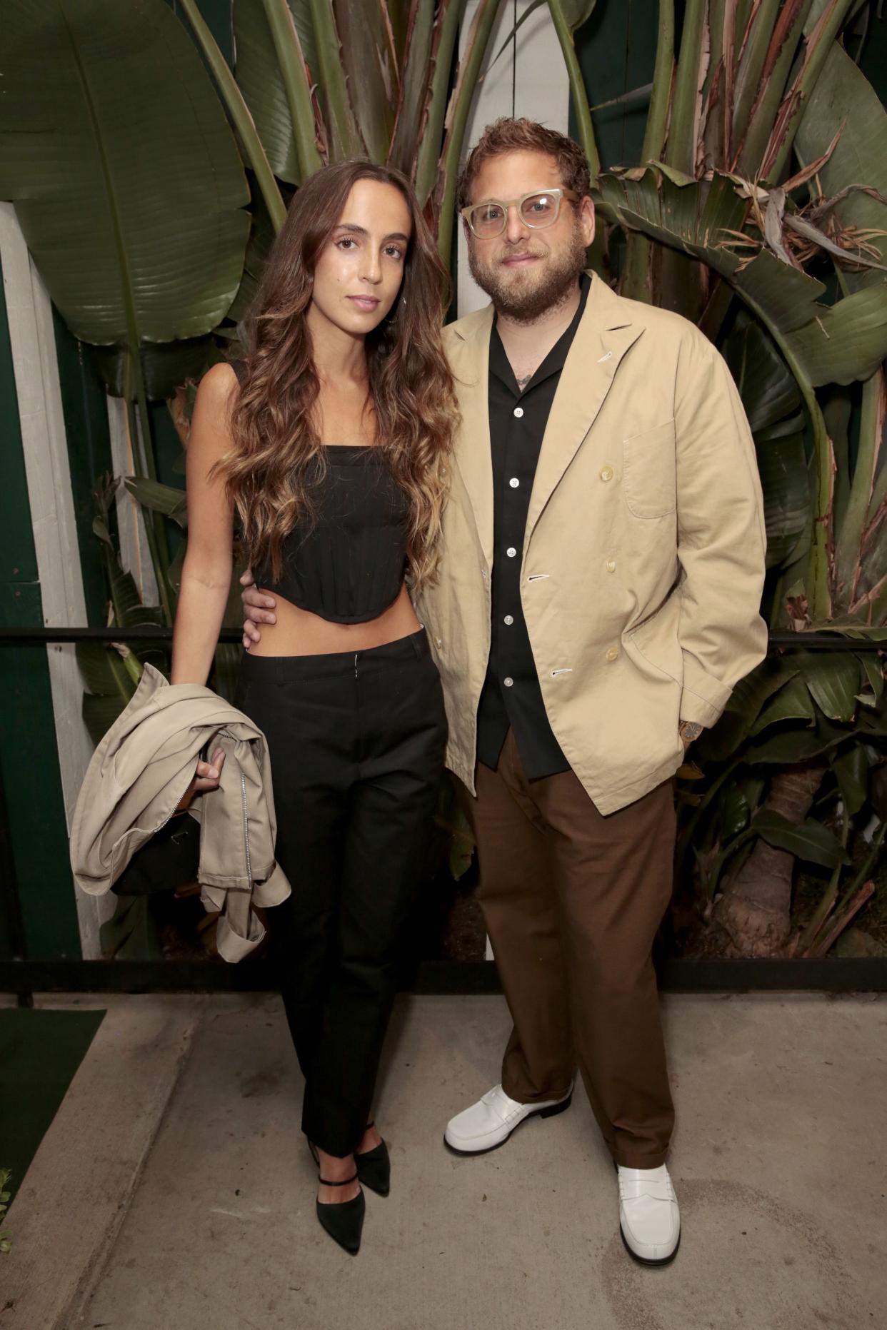 Jonah Hill and his fiancee Gianna Santos have ended their relationship one year after they became engaged in October 2019. The pair were first confirmed to be together in late 2018.