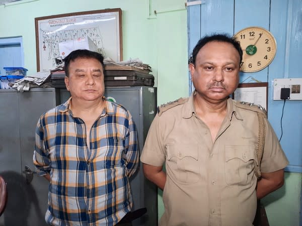 The arrested accused by West Bengal forest officials. (Photo/ANI)