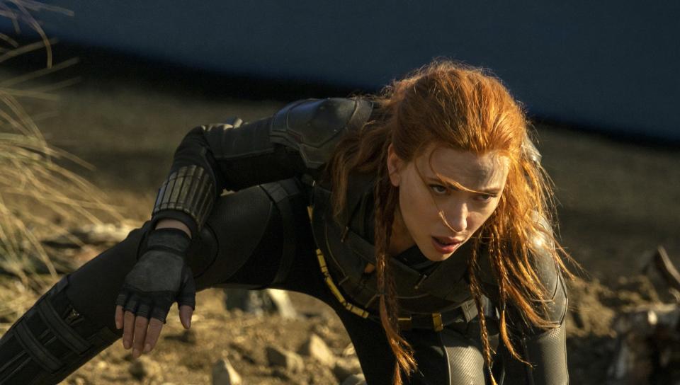 Black Widows debuts in theaters and on Disney+ on July 9th, 2021. - Credit: Marvel Studios