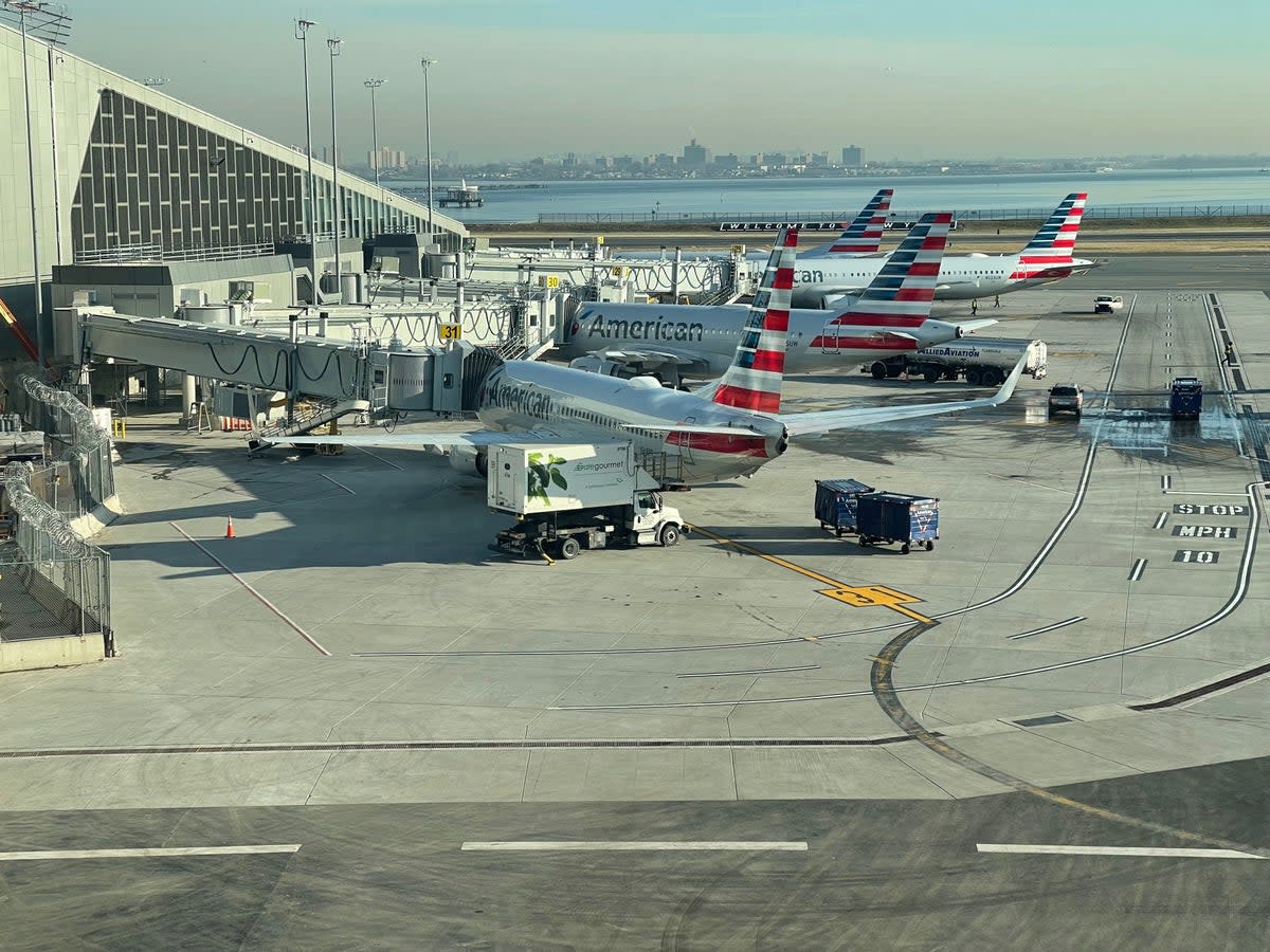 LaGuardia airport was believed to be the first to report problems this morning to the Cybersecurity and Infrastructure Security Agency (Getty Images)