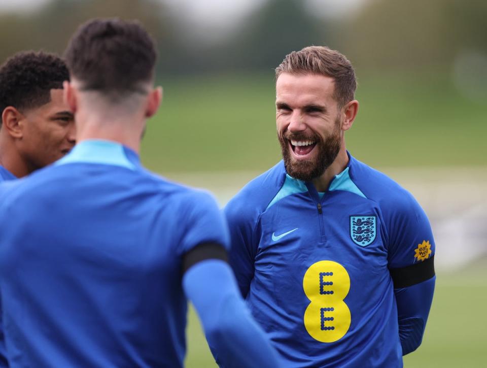 Henderson trains with England on Tuesday  (Action Images via Reuters)